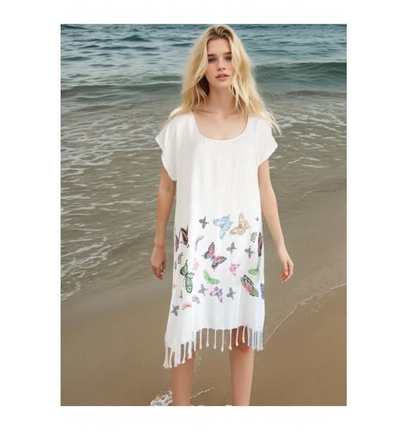 Женское пляжное платье Elancourt хлопок 6060#10 | Sumka