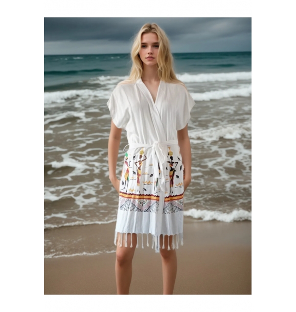 Женское пляжное платье Elancourt, хлопок 6040#5 | Sumka