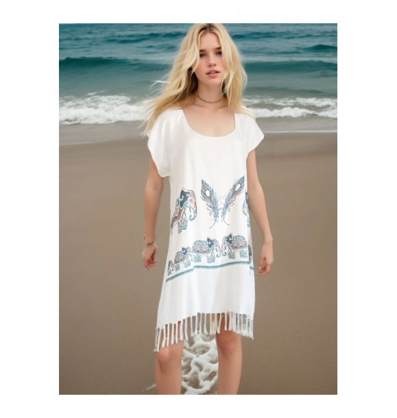 Женское пляжное платье Elancourt, хлопок 6060#16 | Sumka