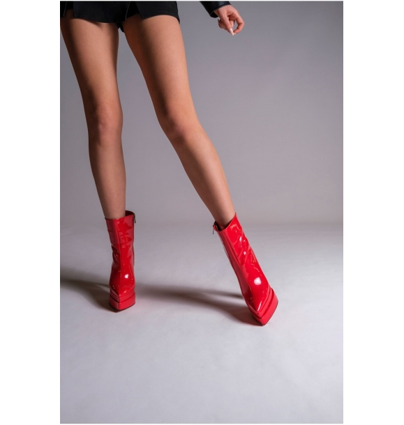 Женские модные роскошные ботинки ручной работы на платформе и каблуке специального дизайна | Sumka