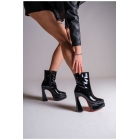 Женские модные роскошные ботинки ручной работы на платформе и каблуке специального дизайна | Sumka