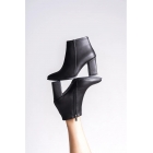 Женские модные роскошные ботинки ручной работы на коротком каблуке специального дизайна | Sumka