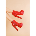 Женские модные роскошные ботинки ручной работы на каблуке специального дизайна | Sumka
