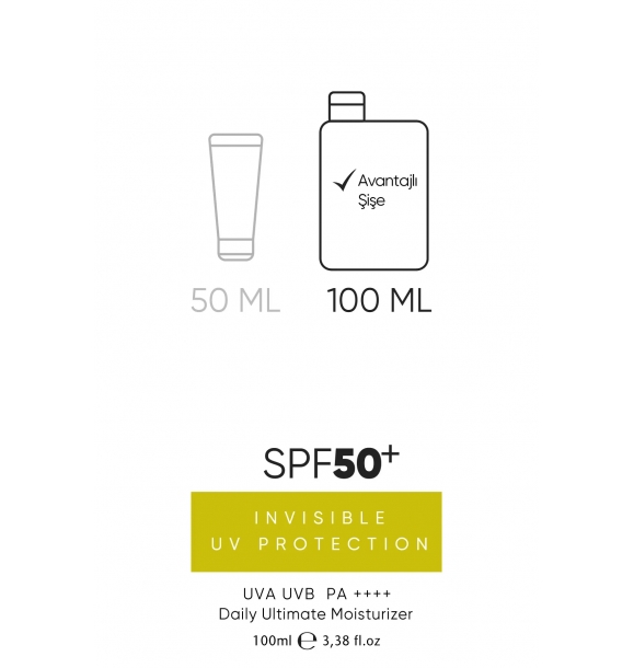 Высокозащитный и ежедневный увлажняющий крем для нормальной и сухой кожи, 50 spf UVA/UVB, 100 мл, невидимый | Sumka