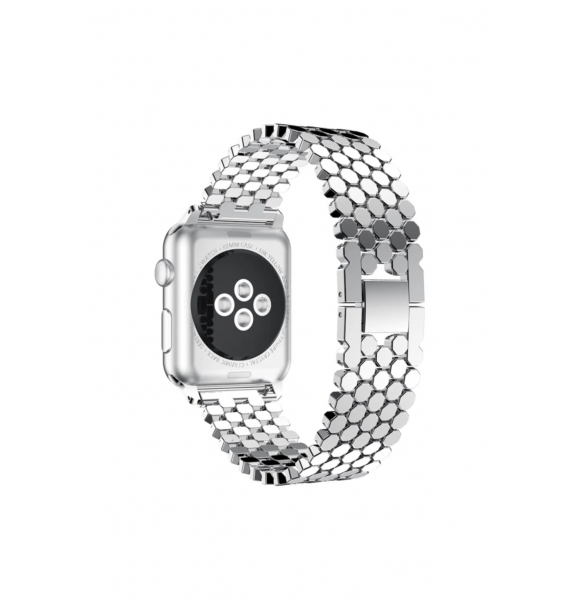 Apple Watch 1, 2, 3, 4, 5, 6 и серии Se, металлический ремешок Luna, 42–44 мм | Sumka
