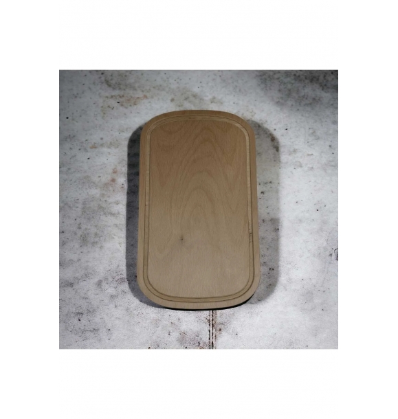 Презентационная тарелка/сервировочная тарелка/разделочная доска из чистого дерева из бука - не разбухает (35x23 см) | Sumka