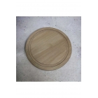 Презентационная тарелка/сервировочная тарелка/тарелка для пиццы из чистого дерева из бука - без вздутий - 26 см | Sumka