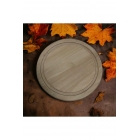 Презентационная тарелка/сервировочная тарелка/тарелка для пиццы из чистого дерева из бука - без вздутий - 38 см | Sumka