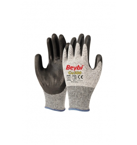 Cu300 Защитные от порезов перчатки с полиуретановым покрытием, 5 пар | Sumka