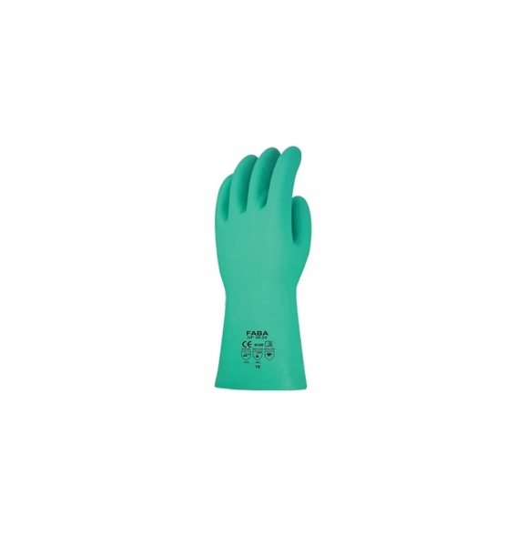Nf 38-33 Зеленые нитриловые перчатки | Sumka