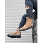 BA0212 Светло-коричневые мужские ботинки из натуральной нубуковой кожи внутри и снаружи | Sumka