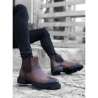 BA0214 Мужские спортивные ботинки без шнурков Chelsi Skin Tan | Sumka