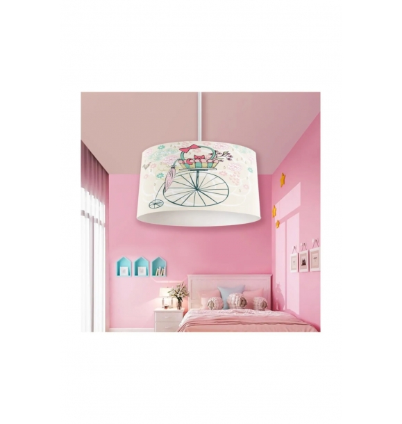 Подвесная люстра для детской комнаты с корзиной | Sumka