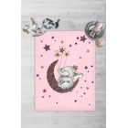 Милый игровой коврик «Розовая луна и принцесса-слон» | Sumka