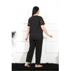 Женский пижамный комплект Fashion Line 5XL-6XL-7XL-8XL больших размеров с короткими рукавами 75006 | Sumka