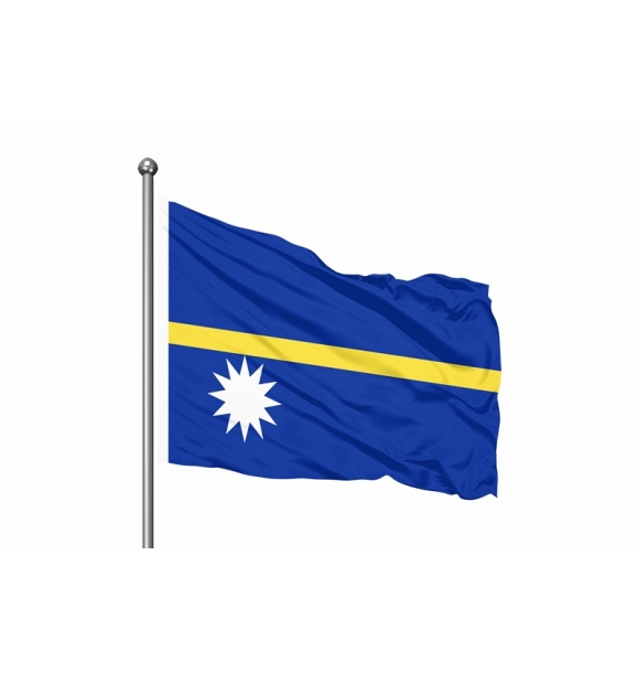 Флаг Науру 70х105 см | Sumka