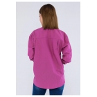 Женская однотонная рубашка Bsm006 | Sumka
