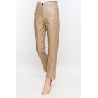 Женские кожаные брюки с пятью карманами | Sumka