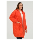 Женское пальто с капюшоном и поясом 2314 | Sumka