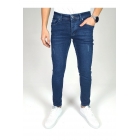 Синие мужские джинсовые брюки скинни из джинсовой ткани с узким носком из лайкры | Sumka