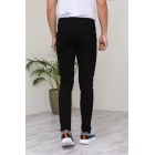 Однотонные черные мужские джинсовые брюки Skinny Fit Jean Tight Lycra | Sumka