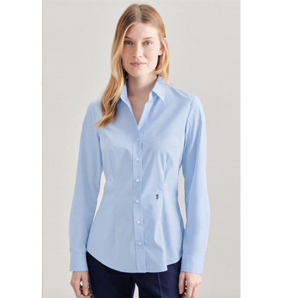 Женская синяя спортивная рубашка | Sumka