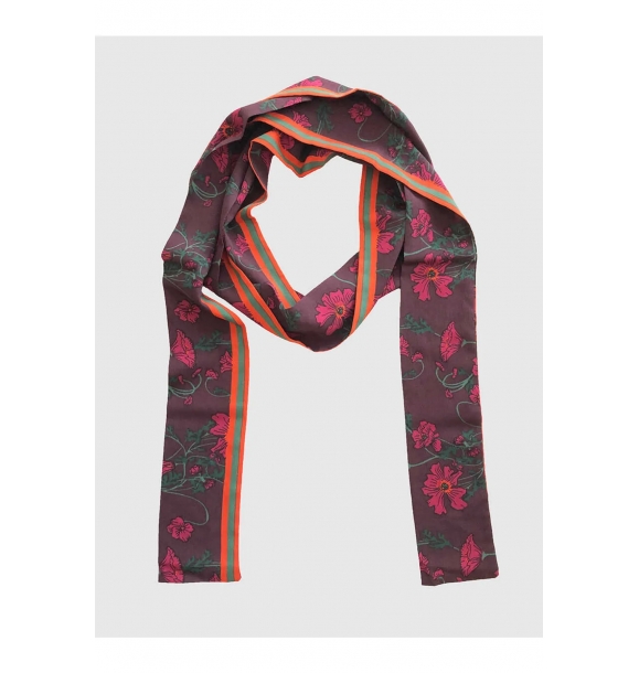 Женский шарф с цветочным узором Оригинал K1884405_089 | Sumka
