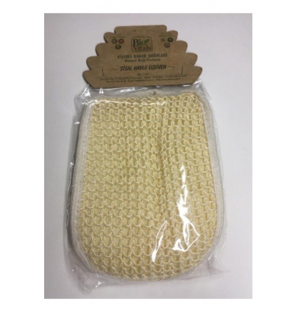 Натуральные перчатки из сизаля для полотенец | Sumka