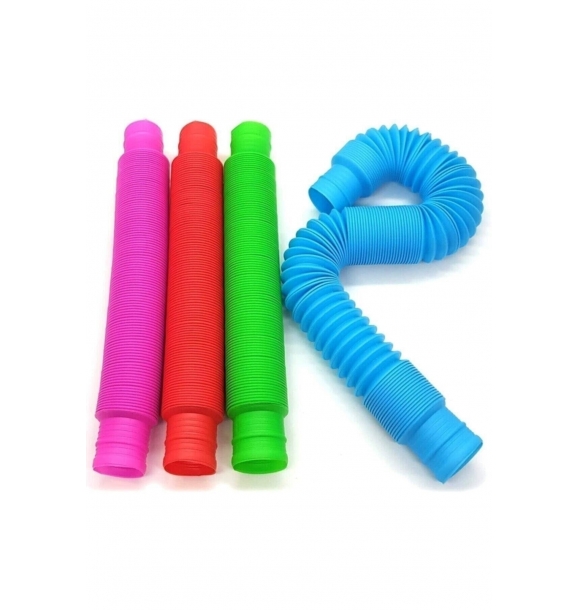 5 упаковок обучающего средства для снятия стресса Pop Tubee Finget Pop It, 5 цветов | Sumka