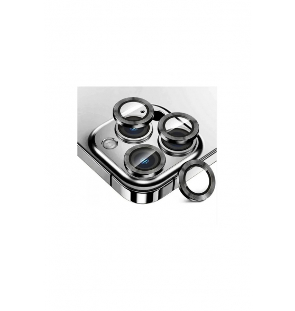 Совместимый с iPhone 11 серый премиум усиленный минеральный защитный объектив для камеры. | Sumka