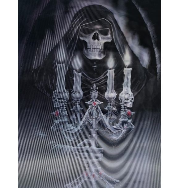 5D Алмазная живопись 3 различных изображения с изменением Хэллоуинской скелетной картинки 30x40 см | Sumka