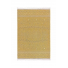 Дуэт кремово-желтый двусторонний моющийся тканевый коврик | Sumka