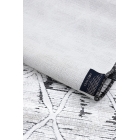 Meridian Черный нескользящий базовый современный тканый ковер для детской комнаты, гостиной, кухни 65284 | Sumka