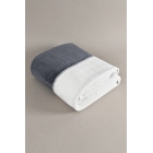 Двойное мягкое хлопковое одеяло односпальное Антрацитовый 150 х 200 5014А | Sumka
