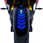 2 шт., светоотражающая синяя наклейка на шлем спортивного мотоцикла, Çınar Extreme | Sumka