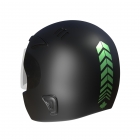 Набор из 4 наклеек Moto Rider, зеленый, внутренняя внешняя полоса на обод, шлема и крыло Çınar Extreme | Sumka