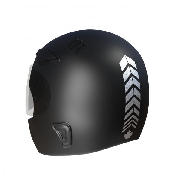Набор из 4 наклеек Moto Rider позолоченное серебро Внутренний внешний обод Полосатый шлем и крыло Sycamore Extreme | Sumka