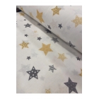 Звездная простыня, простынь, наволочка из 100% хлопковой поплиновой ткани размером 150 см х 240 см. | Sumka