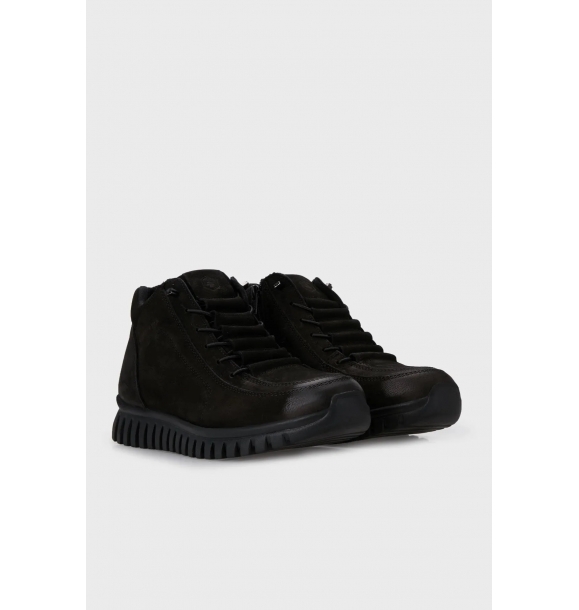 Мужские ботинки Hammer Jack 102-18810 черного цвета из нубука. | Sumka