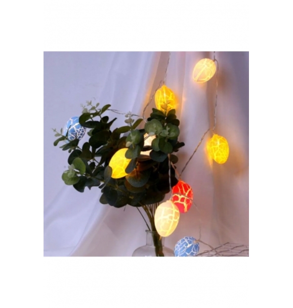 Декоративное освещение в форме яйца с 10-ю цветными светодиодами. | Sumka
