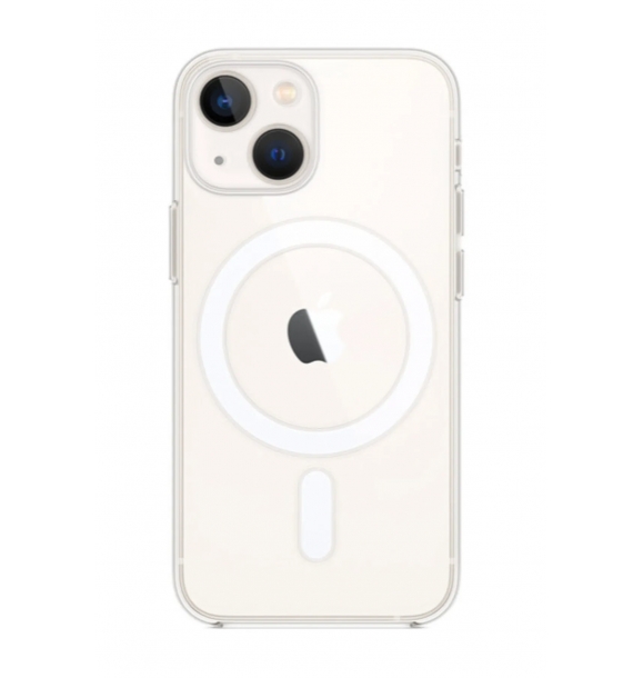 Чехол с прозрачной крышкой с функцией беспроводной зарядки Magsafe, совместимый с Apple iPhone 13 Mini. | Sumka