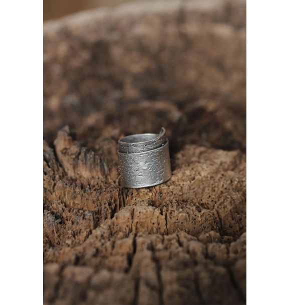 Мужское кольцо с регулируемым дизайном пластины. | Sumka
