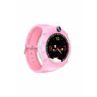 Умный детский телефон-часы, импорт первоклассного качества, розового цвета. | Sumka