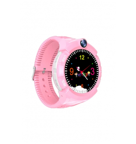 Умный детский телефон-часы, импорт первоклассного качества, розового цвета. | Sumka