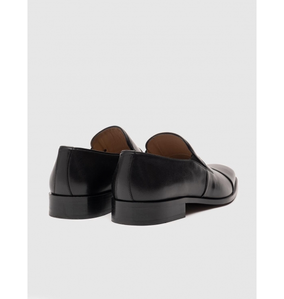Настоящая кожа черные мужские классические туфли | Sumka