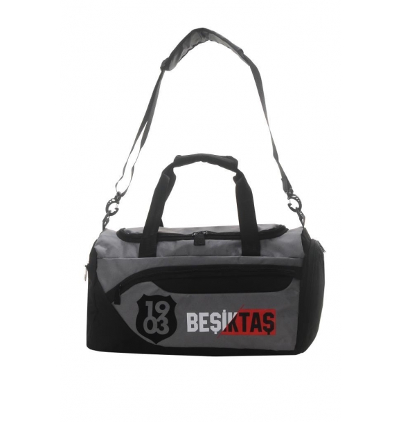 Beşiktaş Спортивная дорожная сумка Черный Серый 3553 | Sumka