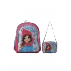 Девочка начальной школы, рюкзак в комплекте 2 штуки, питание 2009. | Sumka