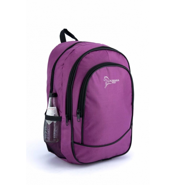 Рюкзак школьный Louisiana Polo 3 отделения розовый 2450 | Sumka