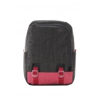 Сумка для начальной школы с лицензией Slazenger и сумка для питания с термосом, серо-розовая. | Sumka
