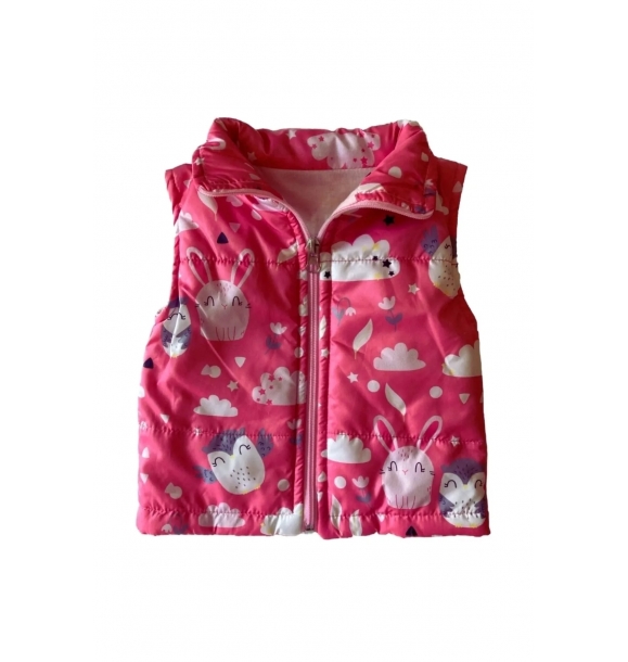 Девочка-ребенок, розового цвета, с узором совы, сезонный надувной жилет. | Sumka
